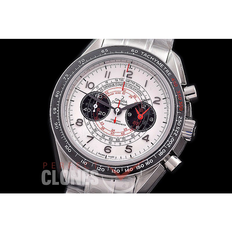 0 0 0 0 0 0 OMSP00901 Speedmaster Chronoscope SS/SS White OS20 Quartz