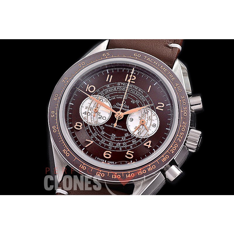 0 0 0 0 0 0 OMSP00904L Speedmaster Chronoscope SS/LE Brown OS20 Quartz