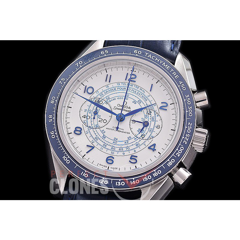 0 0 0 0 0 0 OMSP00902L Speedmaster Chronoscope SS/LE White OS20 Quartz