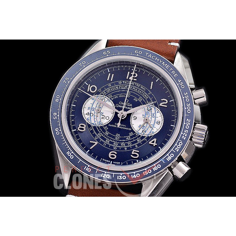 0 0 0 0 0 0 OMSP00903L Speedmaster Chronoscope SS/LE Blue OS20 Quartz