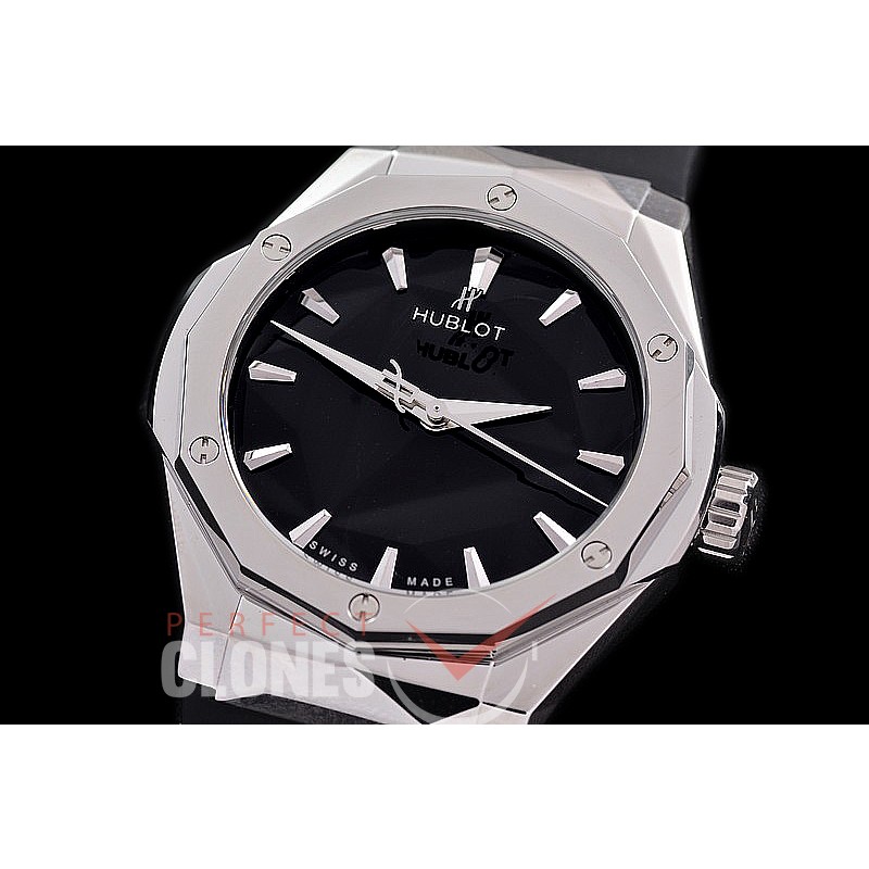HBFS-40-1002 APS-F Classic Fusion Orlinski 40mm SS/LE Black Asian Clone 2892