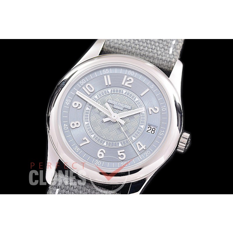 0 0 PP-6007-013 ZF Calatrava 6007A New Manufacture Limited Ed SS/LE Grey Miyota 9015 Modified Calibre 324SC