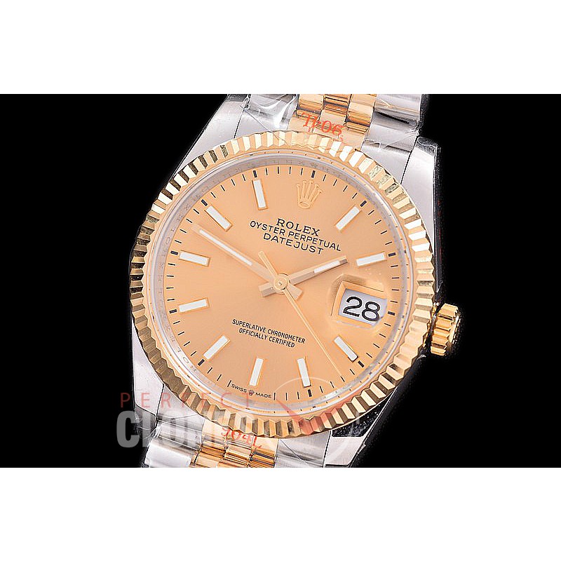 R36DJT-3235-205 GMF 126233 SS/YG Fluted/Jubilee Gold Sticks VR 3235 904L Steel / Extra Weighted Casework / Bracelet 