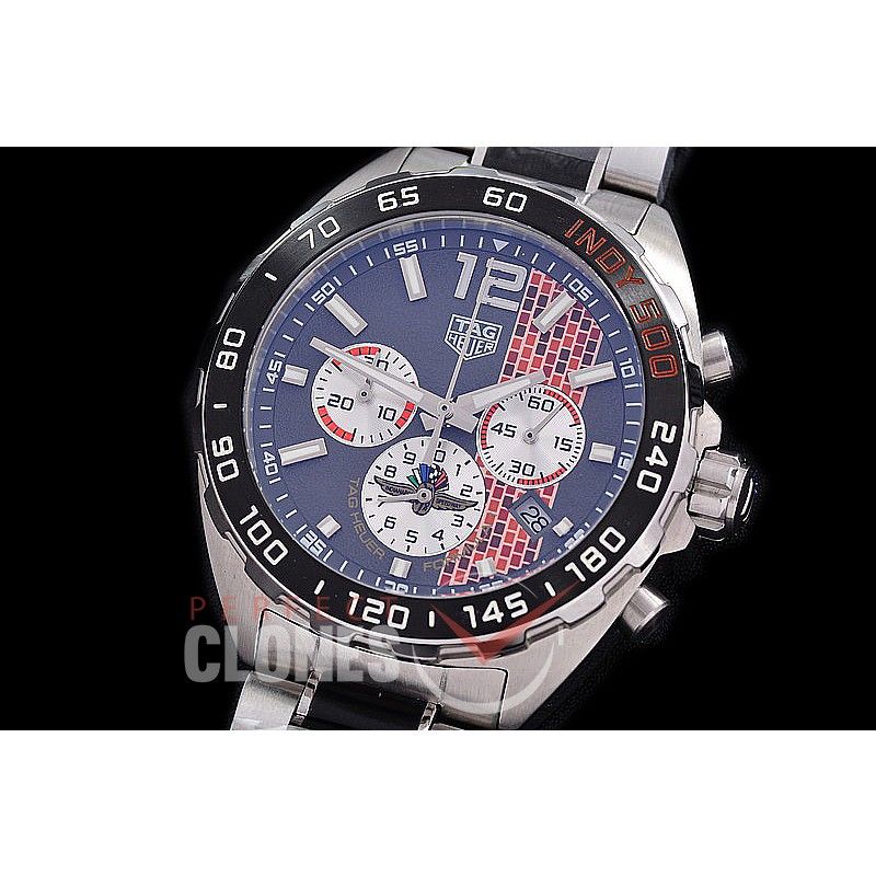 0 TGF1-00812A Indy 500 Indianapolis Speedway Special Ed Chronograph SS/SS Grey OS 20 Qtz
