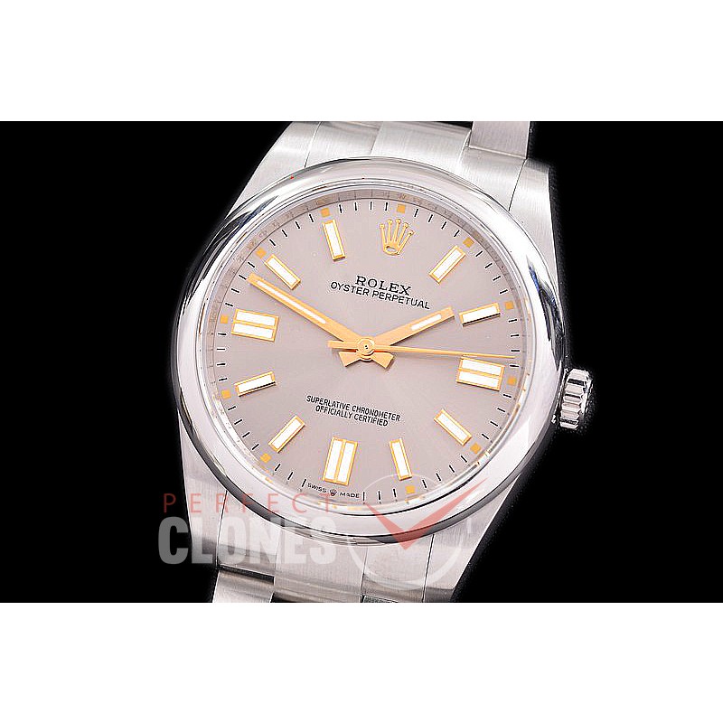 RLOY-41-021S GMF 904 Steel Osyter Perpetual 41mm 124300 SS/SS Silver Sticks VR 3230 