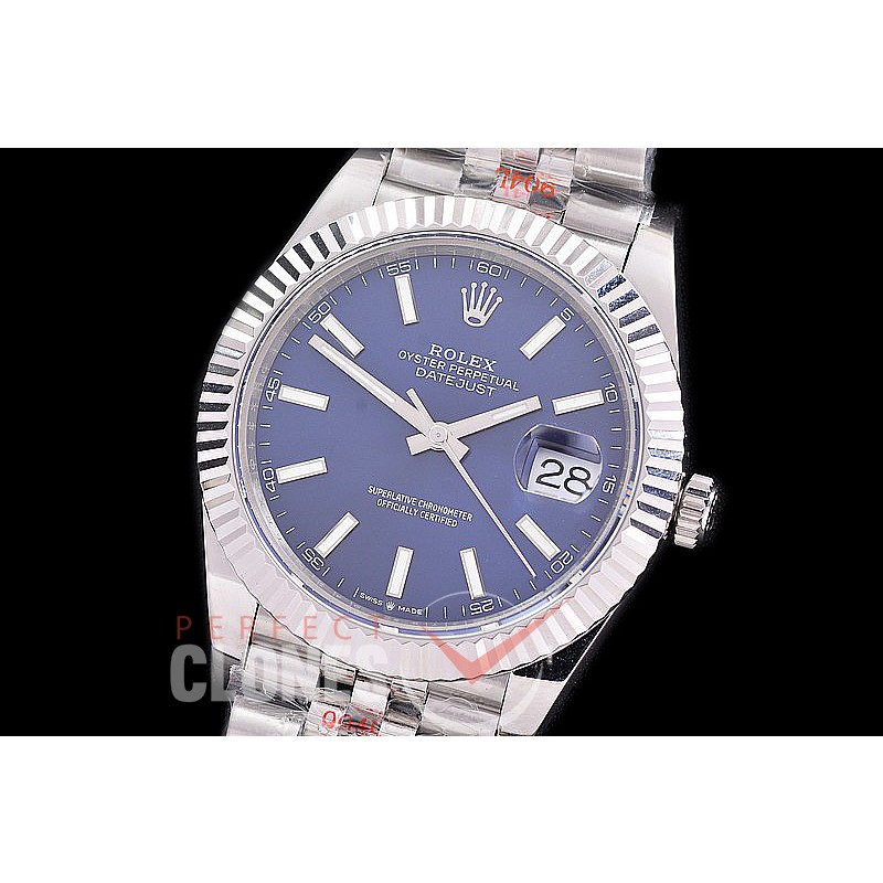 R41DJS-3235-304 GMF 126334 SS/SS Fluted/Jubilee Blue Sticks VR 3235 904L Steel / Extra Weighted Casework