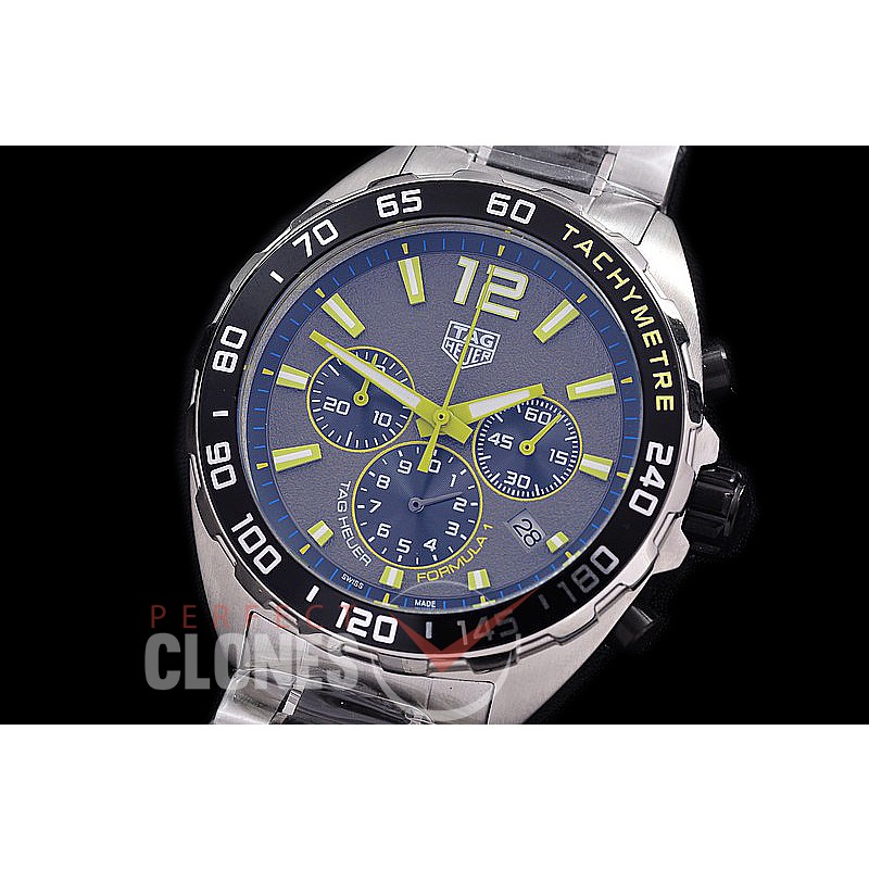 0 TGF1-00808A Indy 500 Indianapolis Speedway Special Ed Chronograph SS/SS Grey OS 20 Qtz