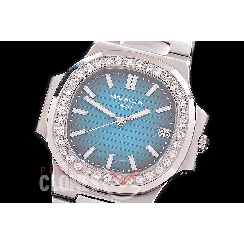 PPNTM-019 Nautilus Mid/ Size SS/SS Flamed Blue Sticks A-2824