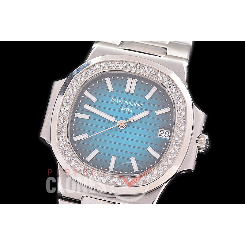 PPNTM-029 Nautilus Mid/ Size SS/SS Flamed Blue Sticks A-2824