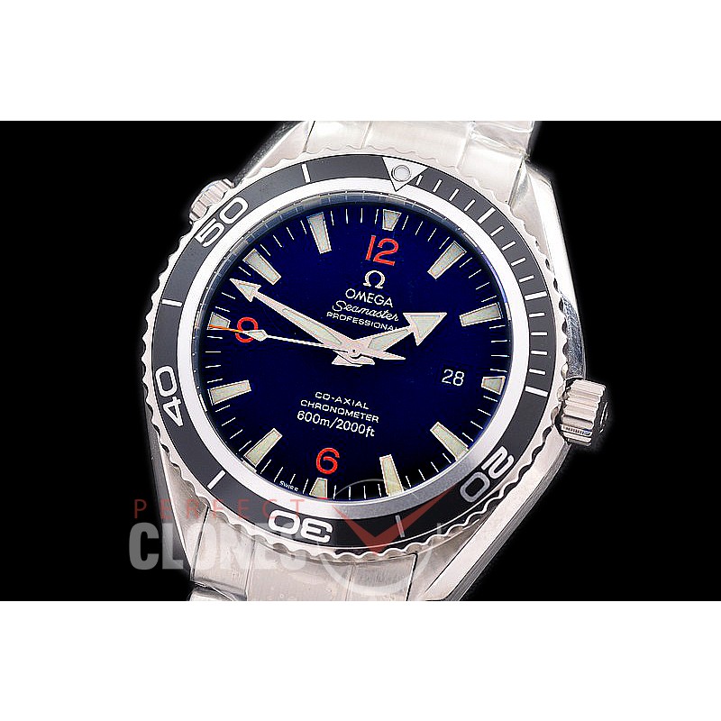 OMPO-102 BP Seamaster Planet Ocean 2200.51.00 45mm SS/SS Black A-2824 - Special Offer