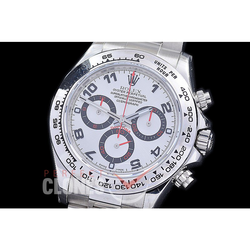 0 0 0 RLDS00306 Daytona 116519 SS/SS White Num Asian 7750 - NF Special Offer !