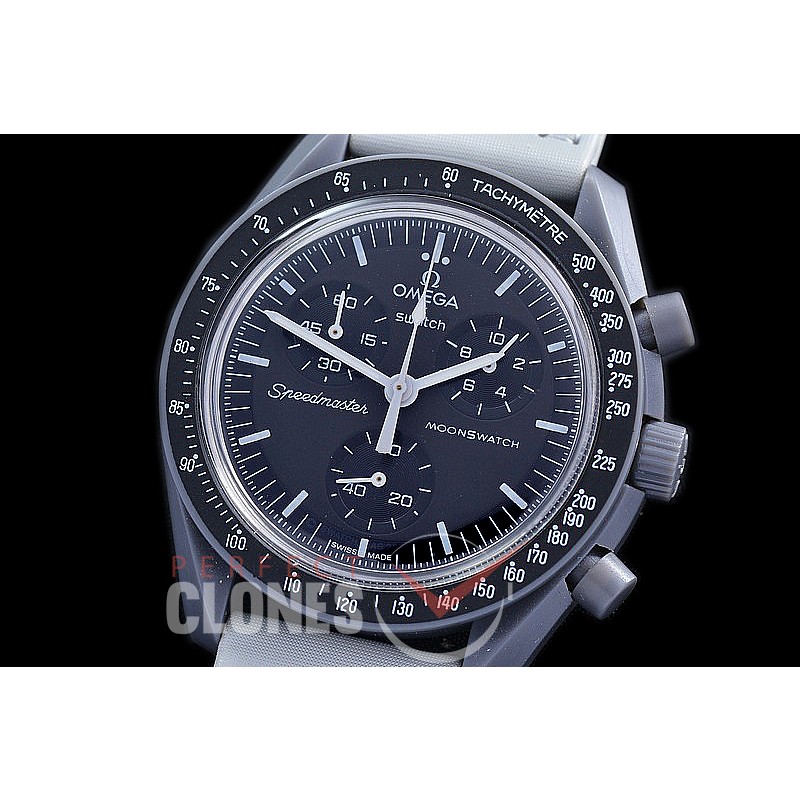 OMSPSW-108 Omega × Swatch Speedmaster MoonSwatch / Mission to Mecury CER/NY Gold/White Japanese OS Quartz
