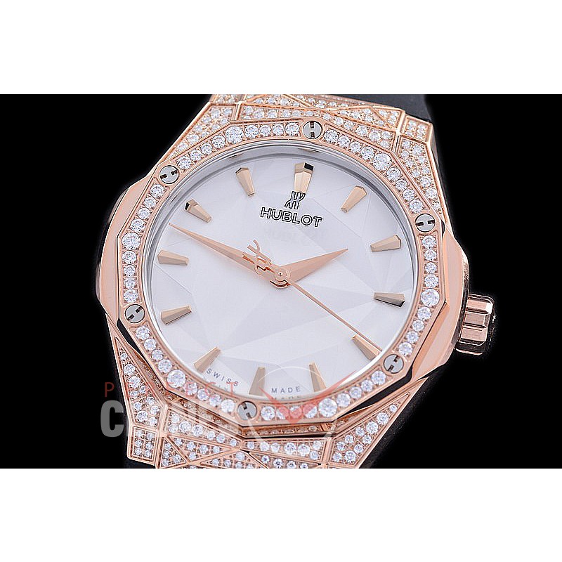 HBFS-40-0111D ANF/OXF Classic Fusion Orlinski 40mm RG/LE White Asian Clone 2892