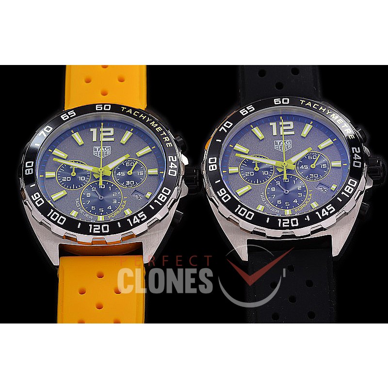 0 TGF1-00808R Indy 500 Indianapolis Speedway Special Ed Chronograph SS/RU Grey OS 20 Qtz