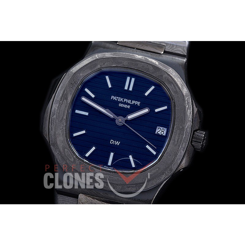 PP-DIW-102 DIW-F Nautilus 5711 DIW Black Grail Special Edition DLC/FC Black Miyota 9015 Modified Calibre 324SC