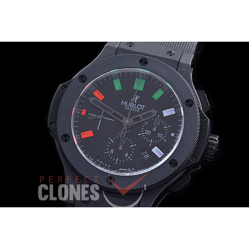 0 0 0 0 0 0 0 0 0 HB00235 HHWF Big Bang Evolution Mexico Football Limited Edition 44mm PVD/RU Black A-7750 / 4100