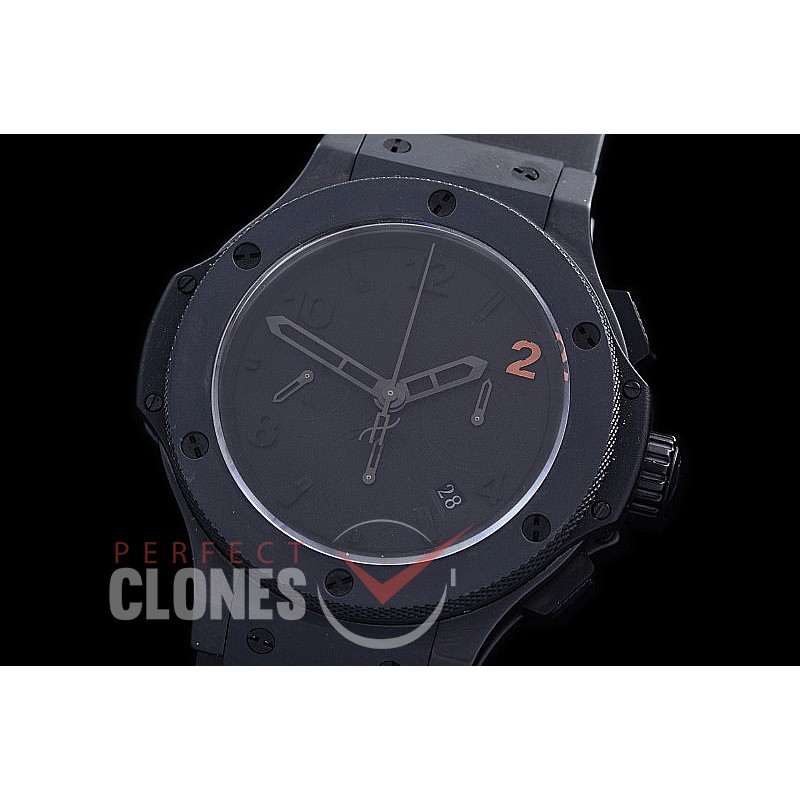 0 0 0 0 0 0 0 0 0 HB00225 HHWF Big Bang All Black Hour Glass Tempus Special Edition 44mm PVD/RU Black A-7750 / 4100