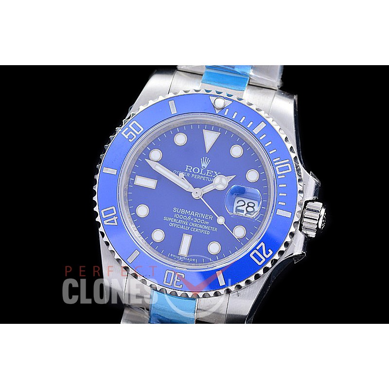 0 0 0 0 RLSS00803 NF V8 Submariner 116619LN SS/SS Blue A-2836 - Special Offer