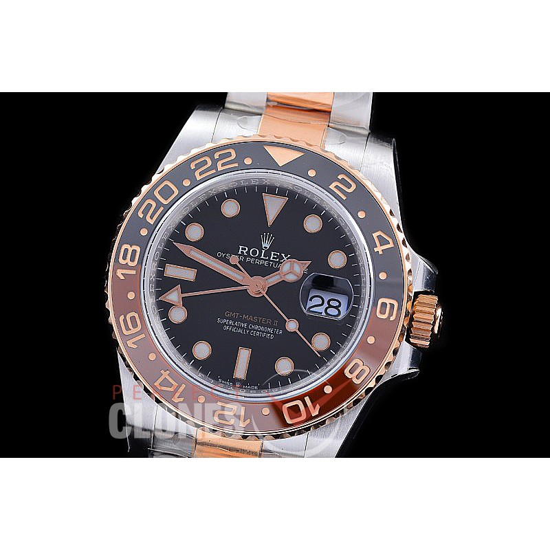 0 0 0 0 0 RLGTR00951J CF 904L Steel GMT 126711CHNR Coke SS/RG/Oyster Black VR 3285 CHS