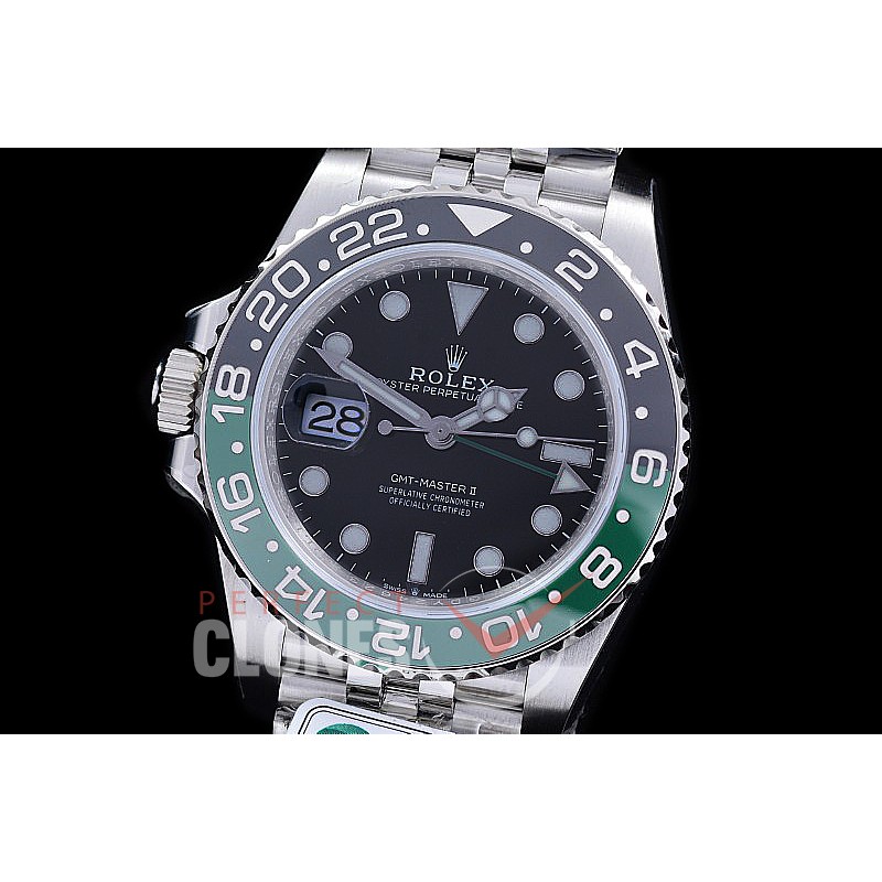 0 0 0 0 0 RLGS00955J CF 904L Steel Lefty GMT 126710VTNR Sprite SS/SS/Jubilee Black VR 3285 CHS
