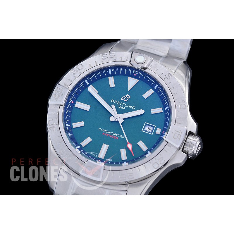 0 0 0 0 0 0 BLSA-44-305 ANF/OXF Avenger Automatic 44mm SS/SS Green Sticks Asia 2824