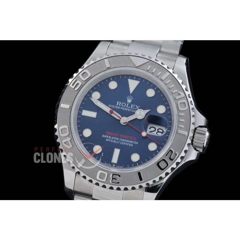 0 0 0 0 RYMEN00802 QF 126622 904L Steel Yachtmaster Men SS/SS Midnight Blue VR 3235