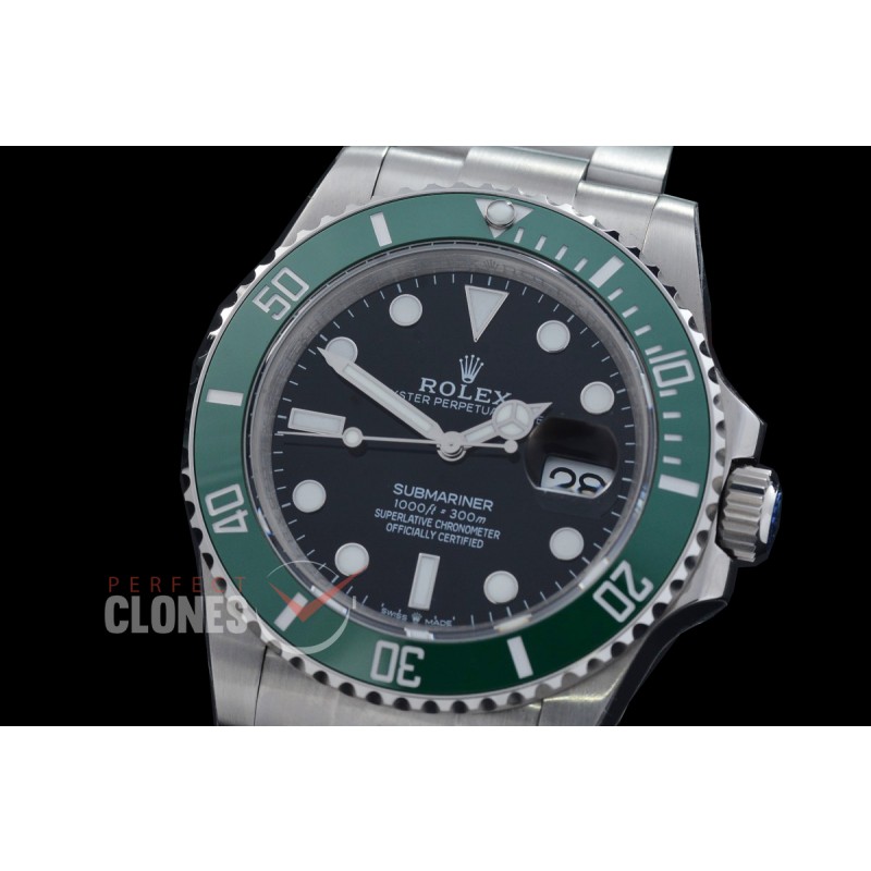 0 0 0 0 0 0 0 0 RLS-41-0072 QF 904L Steel 2020 41mm Submariner 126610LV SS/SS Black DD 3235 72 Hrs Reserve 
