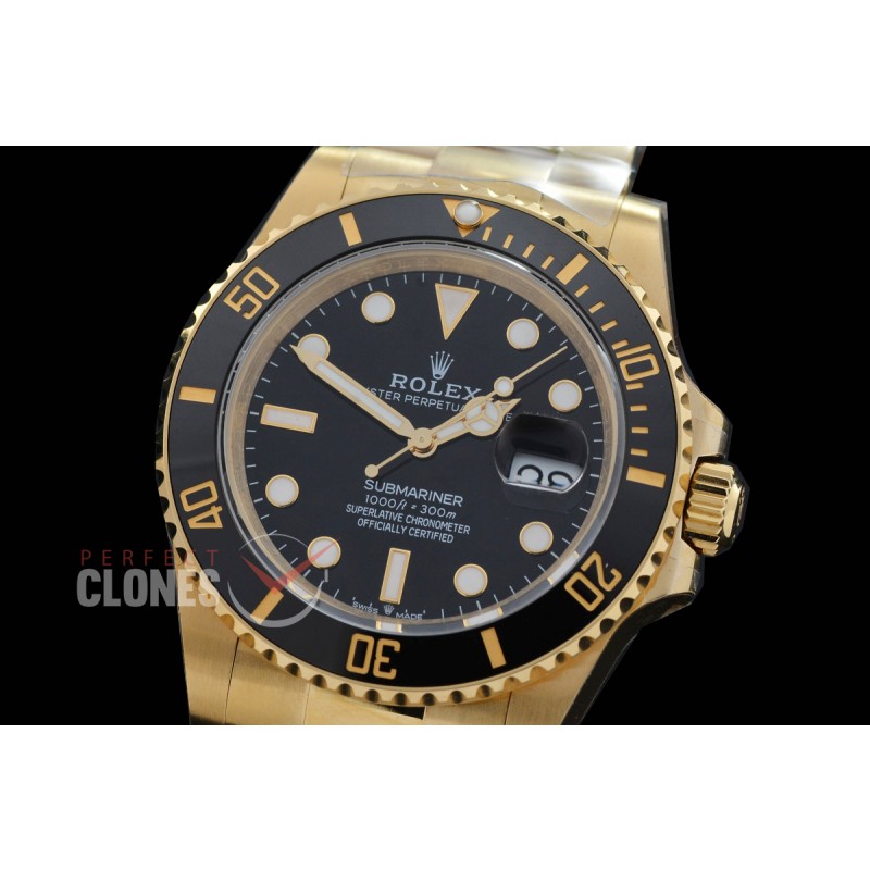 0 0 0 0 0 0 0 0 RLSF-41-0071 QF 904L Steel 2020 41mm Submariner 126618LN YG/YG Black VR 3235 