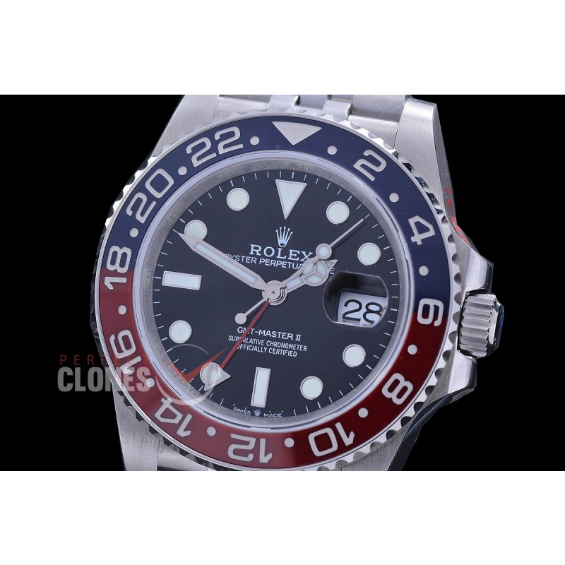 0 0 0 0 0 0 0 0 0 RLGS00703J QF 904L Steel GMT 126710BLRO Pepsi SS/SS/JUB Black DD 3285 CHS - 72 Hours Power Reserve 