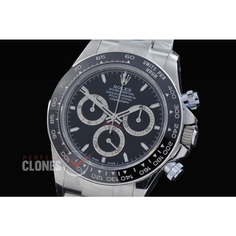 0 0 0 0 0 0 0 RLDS-126500-012 UFO-F 904L Steel Daytona 126500LN SS/SS Black Sticks 4131 1-1 Free Sprung Balance Superclone - 72 Hours Power Reserve Movement 