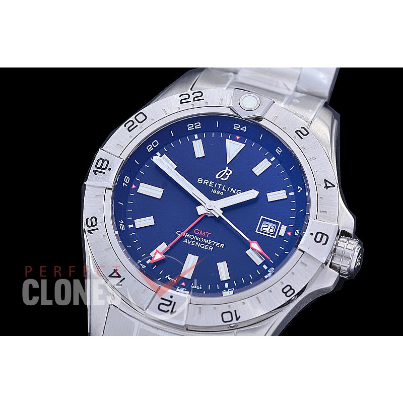 0 0 0 0 0 0 BLSA-44-101 ANF/OXF Avenger Automatic GMT Code Red 44mm SS/SS Black Sticks Asia 2836