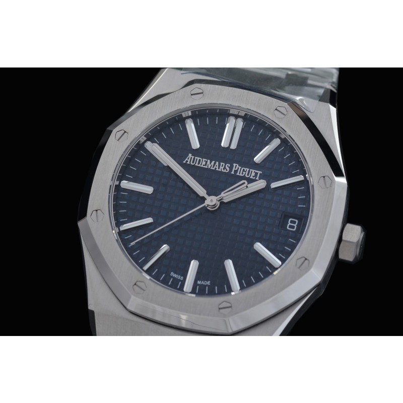 0 0 0 0 0 AP15510-094 TOP-F AP15510ST Royal Oak Automatic SS/SS Blue Asian Clone DD Calibre 4302 28800bph