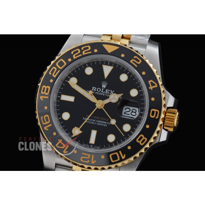 0 0 0 0 0 0 0 0 0 0 0 RLGT00701J-W QF 2024 904L Steel GMT 126713GRNR SS/YG Jubilee Black DD 3285 CHS Free Sprung - Extra Weighted 