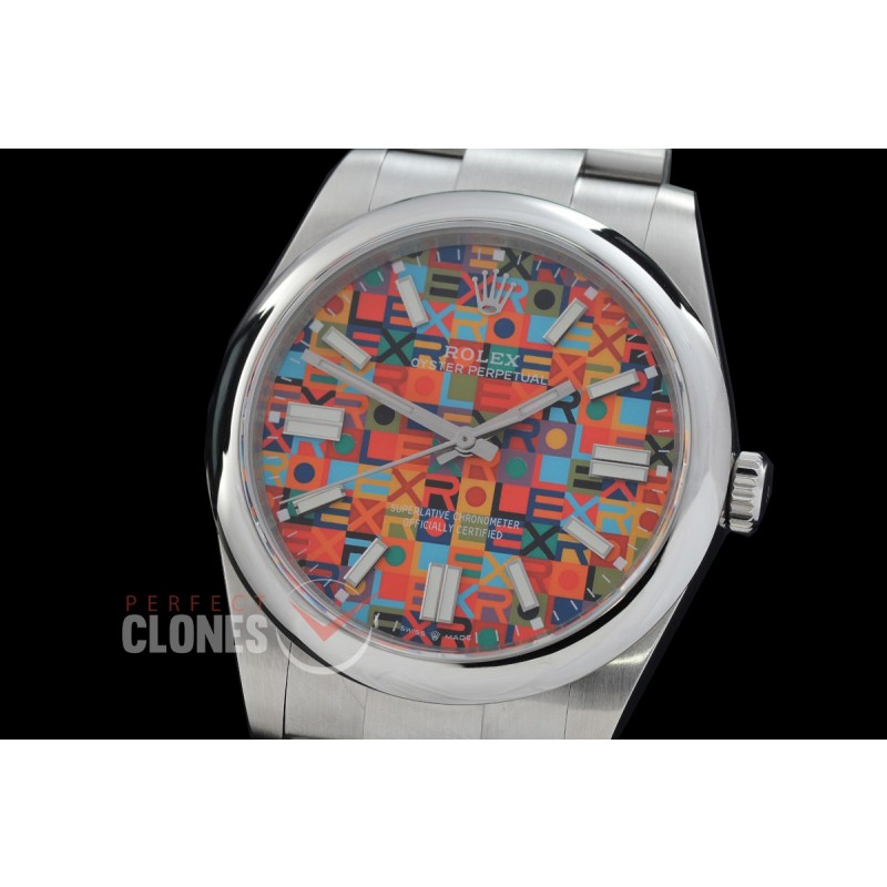 RLOY-41-011S QF 904 Steel Osyter Perpetual 41mm 134300 SS/SS Jubilee Mortifi Sticks VR 3230 