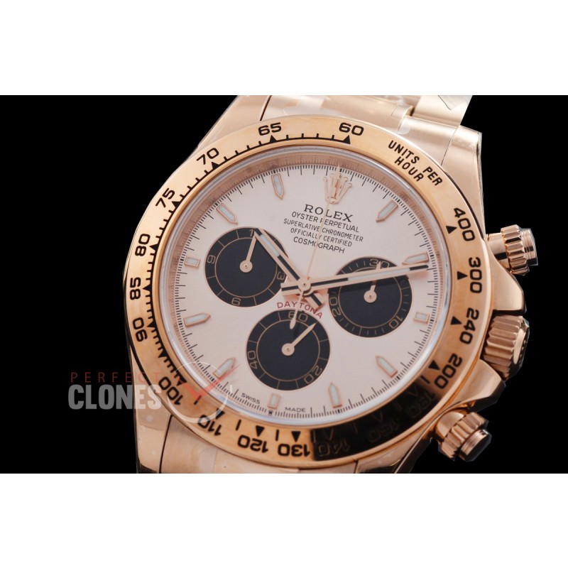 0 0 0 0 0 0 0 RLDFR-126505-017 UFO-F 904L Steel Daytona 126505 RG/RG Silver Sticks 4131 1-1 Free Sprung Balance Superclone - 72 Hours Power Reserve Movement 