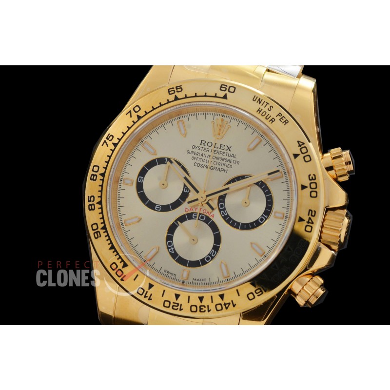 0 0 0 0 0 0 0 RLDF-126508-015 UFO-F 904L Steel Daytona 126508 YG/YG Gold Sticks 4131 1-1 Free Sprung Balance Superclone - 72 Hours Power Reserve Movement 