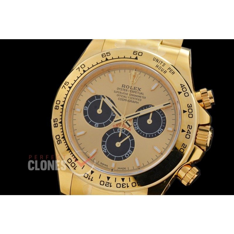 0 0 0 0 0 0 0 RLDF-126508-018 UFO-F 904L Steel Daytona 126508 YG/YG Gold Sticks 4131 1-1 Free Sprung Balance Superclone - 72 Hours Power Reserve Movement 