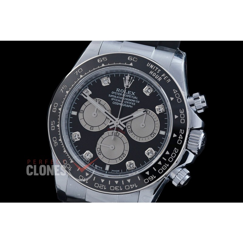 0 0 0 0 0 0 RLDS-126519-112RW QF 904L Steel Daytona 126519LN SS/RU Black Diamonds 4131 Superclone - 72 Hours Power Reserve Movement / Extra Weighted