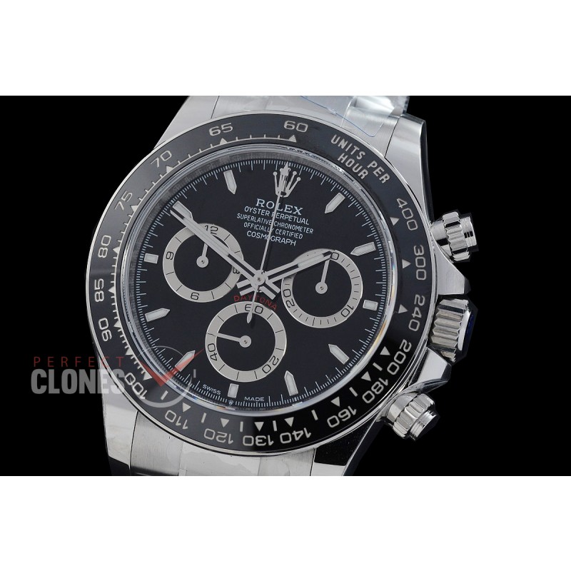 0 0 0 0 0 0 RLDS-126500-112W QF V11 904L Steel Daytona 126500LN SS/SS Black Sticks 4131 Superclone - 72 Hours Power Reserve Movement / Extra Weighted 