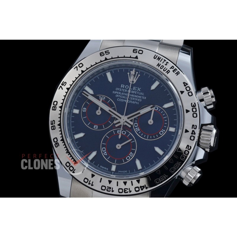 0 0 0 0 0 0 RLDS-126509-078W BTF 904L Steel Daytona 126509 SS/SS Blue Sticks 4131 Superclone - 72 Hours Power Reserve Movement / Extra Weighted 222g
