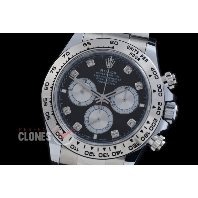 0 0 0 0 0 0 RLDS-126509-082W BTF 904L Steel Daytona 126509 SS/SS Black Diamonds 4131 Superclone - 72 Hours Power Reserve Movement / Extra Weighted 222g