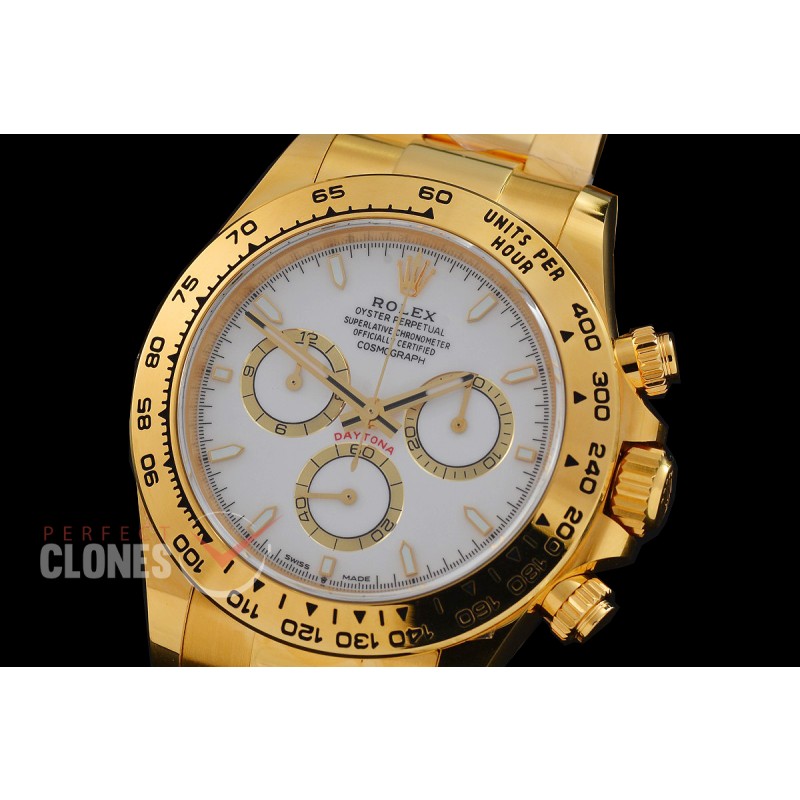 0 0 0 0 0 0 RLDF-126508-071W BTF 904L Steel Daytona 126508 YG/YG White Sticks 4131 Superclone - 72 Hours Power Reserve Movement / Extra Weighted 222g