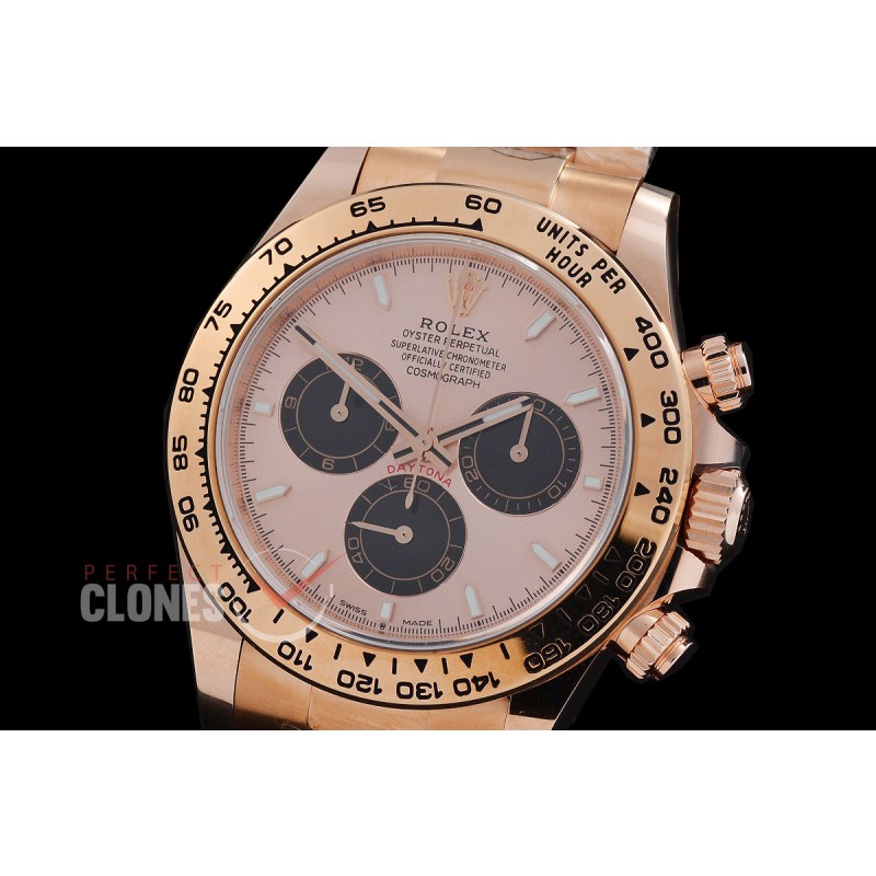 0 0 0 0 0 0 RLDFR-126505-076W BTF 904L Steel Daytona 126505 RG/RG Rose Gold Sticks 4131 Superclone - 72 Hours Power Reserve Movement / Extra Weighted 222g