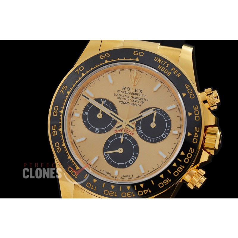 0 0 0 0 0 0 RLDF-126518-077RW BTF 904L Steel Daytona 126518 YG/RU Sunset Gold Sticks 4131 Superclone - 72 Hours Power Reserve Movement / Extra Weighted 162g