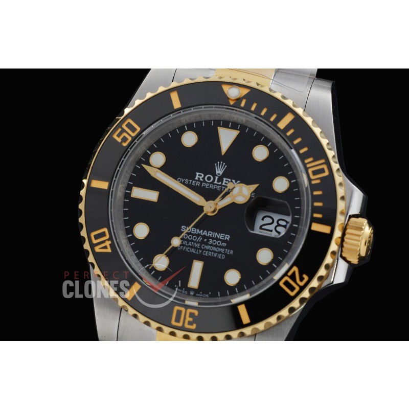 0 0 0 0 0 0 0 0 RLST-41-0081 QF 904L Twotone 2020 41mm Submariner 126613LN SS/YG Black DD 3235 72 Hrs Reserve - Free Sprung Movement 