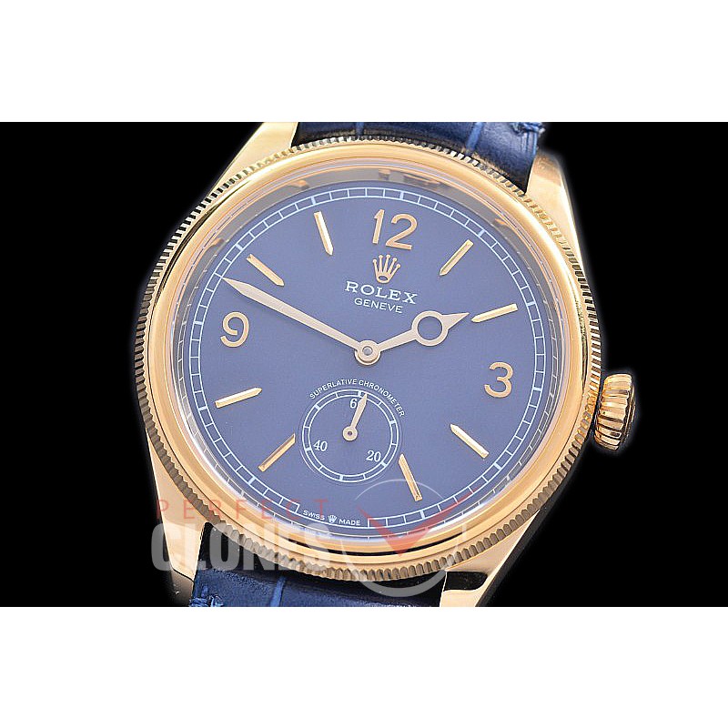 RLP1908-113 RF Perpetual 1908 52508 YG/LE Blue Asian Clone Cal 7140