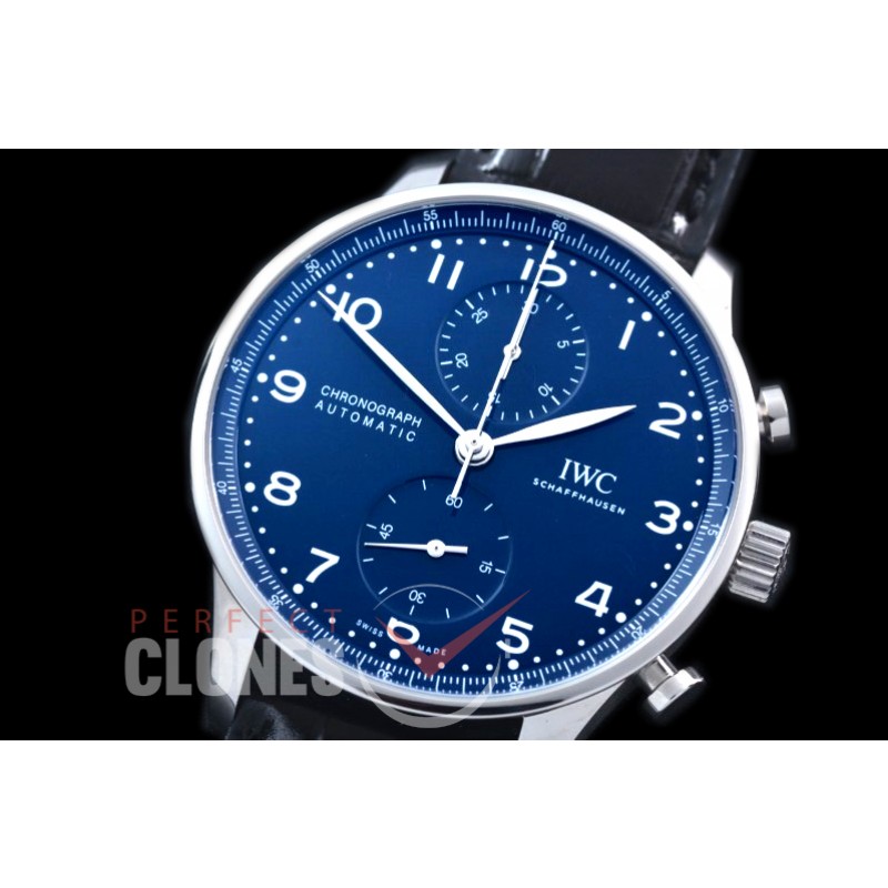 0 IWPG-150-053 ZF 3716 Portugieser Chrono 150 Years Edition SS/LE Blue A-7750