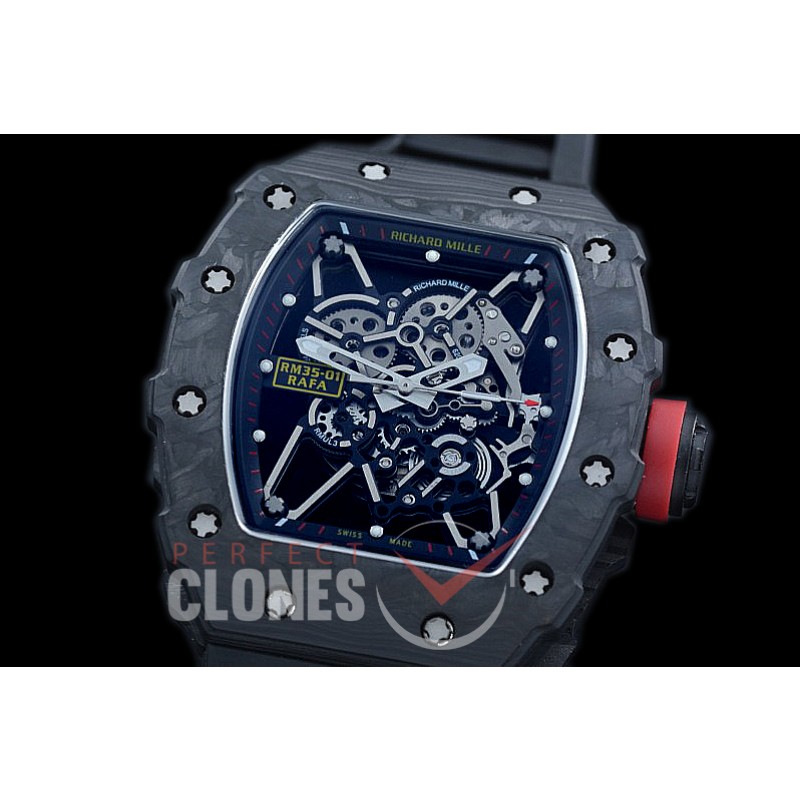 0 0 0 RM035-02-016 KVF RM035-02 Rafal Nadal Tourbillon NTPT/RU Skeleton Customized Movt