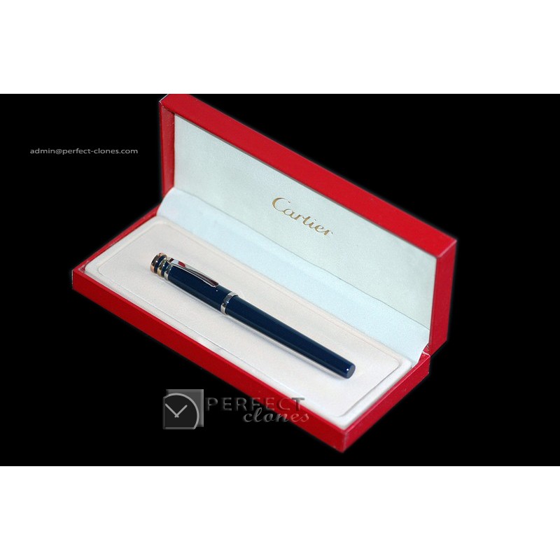CARZ1011 Trinity de Cartier Dark Blue Rollerball