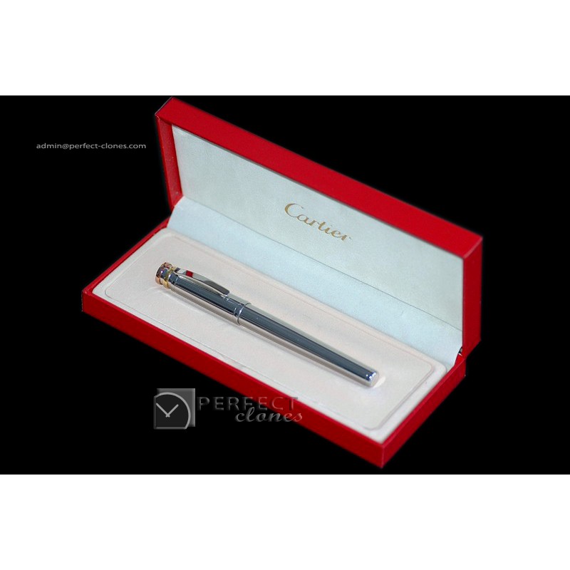 CARZ1015 Trinity de Cartier Chrome Silver Rollerball